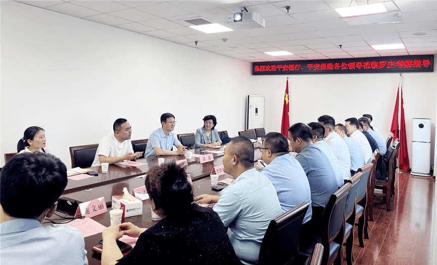 罗庄区邀请市平安集团融资团队来罗庄开展“点对点”一站式融资服务